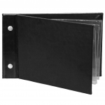 Menu Depot Universal Express Malibu Exposed 5"×7” Black Drink Menu Cover