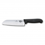 Victorinox Fibrox® Pro 7" Santoku Knife w/Granton Edge