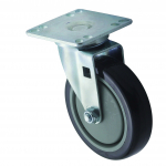 Winco Universal Plate Swivel Caster Set (2 per Set)
