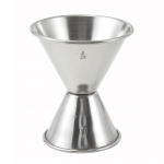 Winco 1oz/2oz Stainless Steel Double Jigger