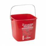 Winco The Cleaning Bucket 3qt Red Sanitizer Bucket