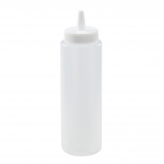 Winco 8oz Clear Squeeze Bottles