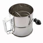 Winco 8-cup Rotary Flour Sifter