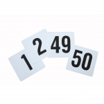 Winco Table Number Cards 1-50