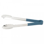Winco One-Piece 16" Tongs Blue