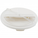 Winco 20gal White Container Rotating Lid