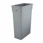 Winco Trash Bin 23gal Slim Grey