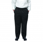 Winco Signature Chef Newbury Black Chef Pants Small
