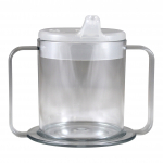 BIOS Professional® 9oz Double Handle Spill-Proof Mug Clear